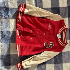 Carter's Red and Cream Varsity Jacket